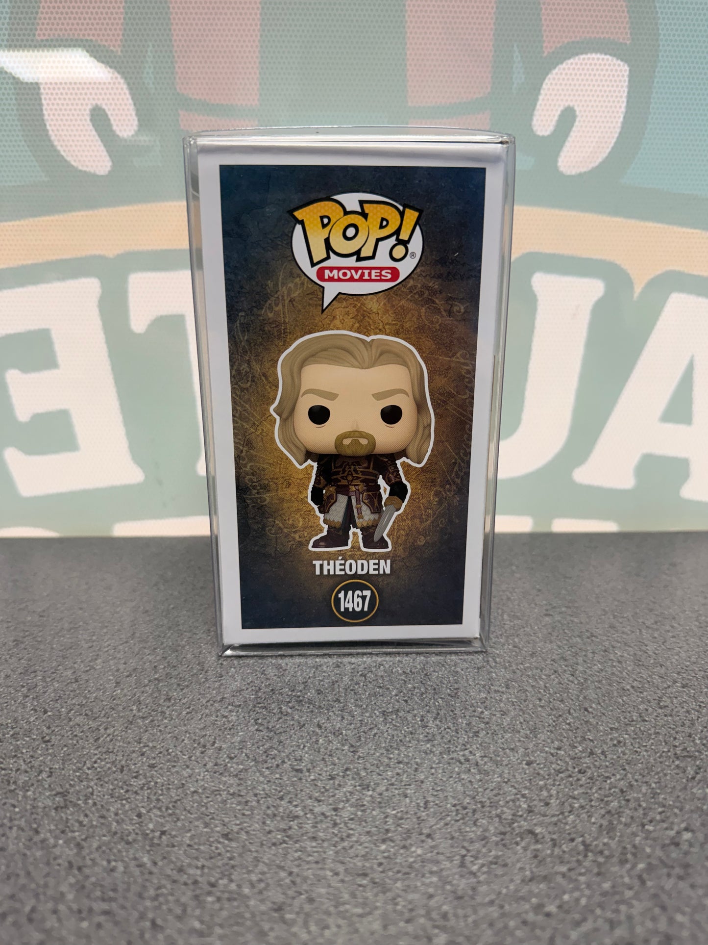 Bruce Phillips Signed Théoden Funko Pop! #1467