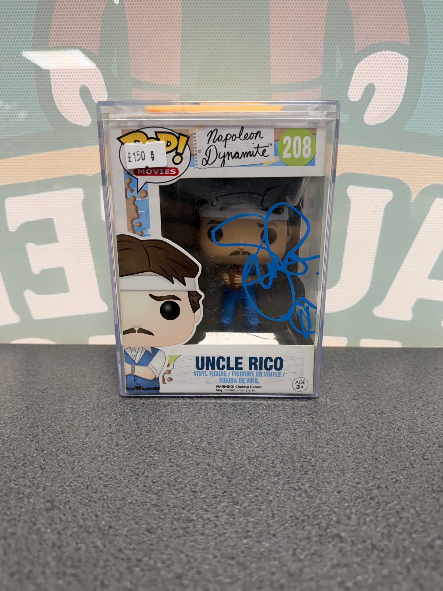 Jon Gries Signed Uncle Rico Funko Pop! #208