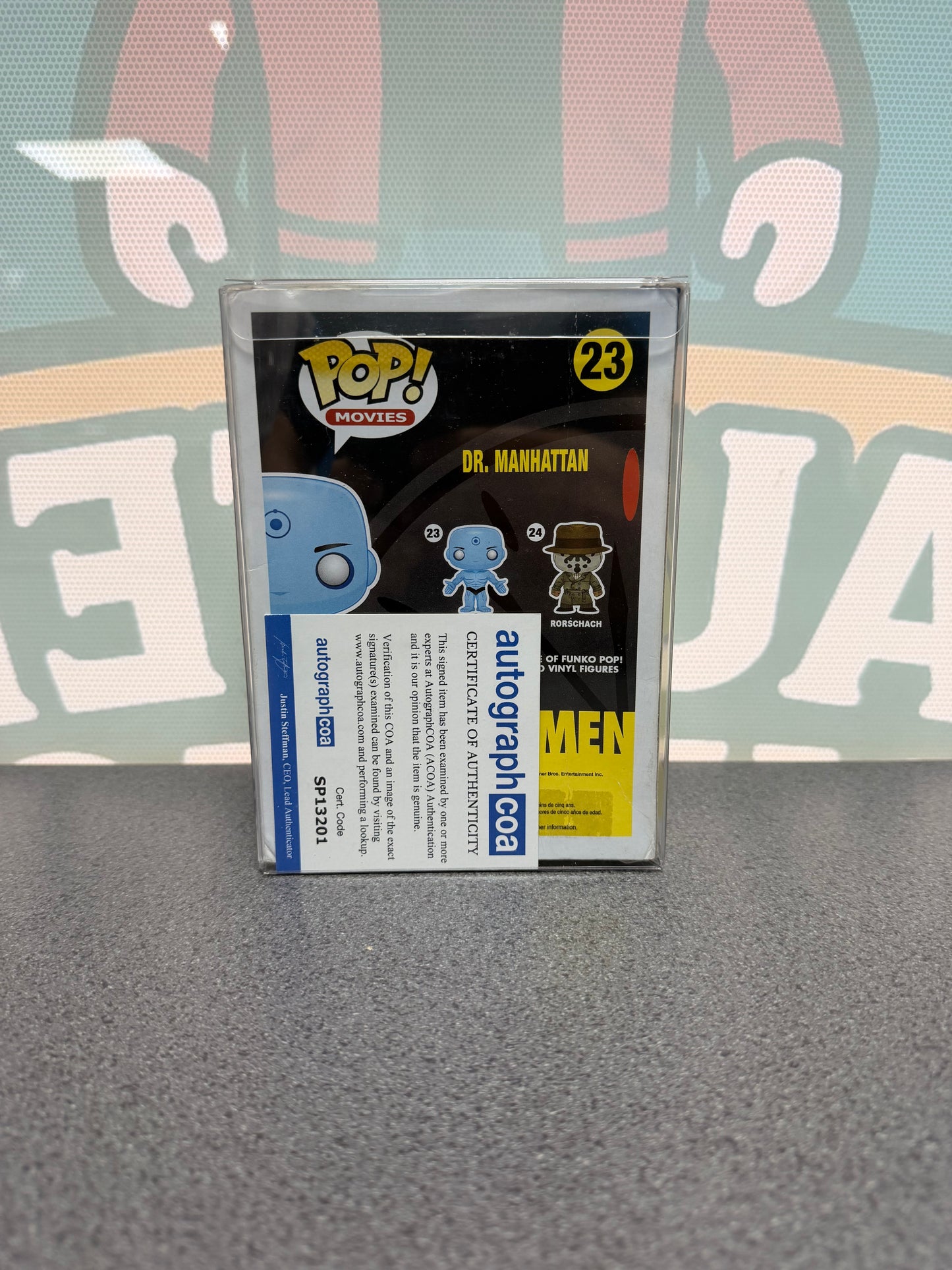 Billy Crudup Signed Dr. Manhattan Funko Pop! #23