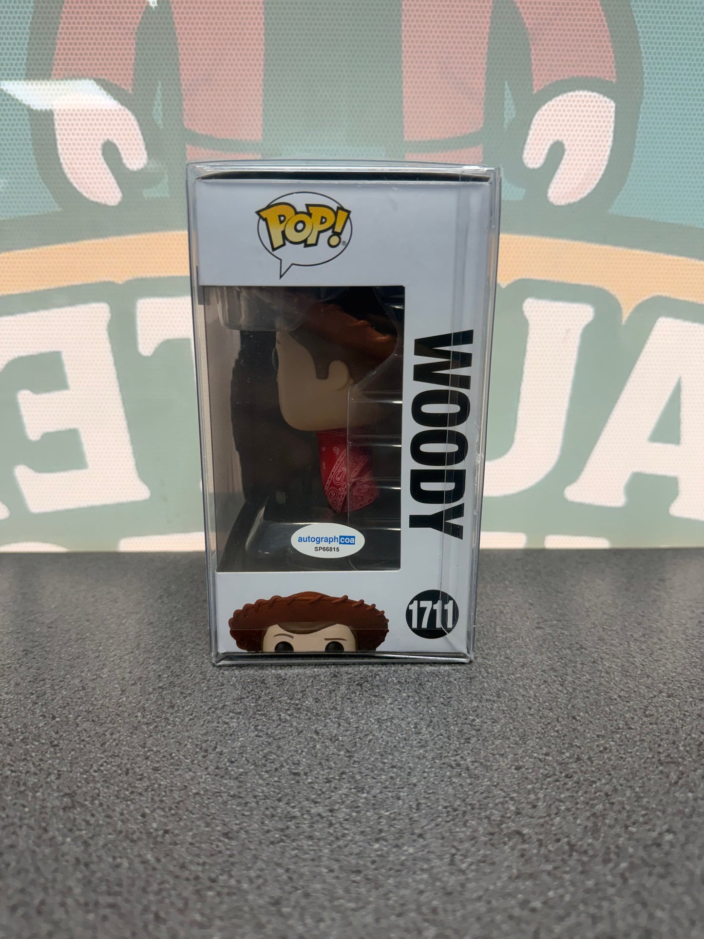 Andrew Stanton Signed Woody Funko Pop! #1711