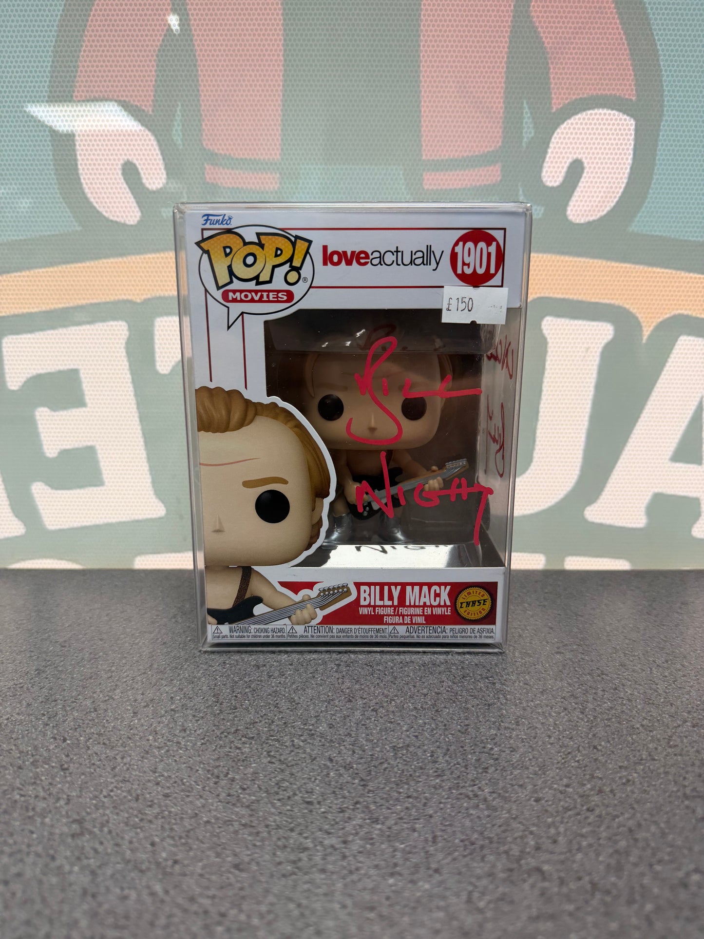 Bill Nighy Signed Billy Mack Funko Pop! #1901