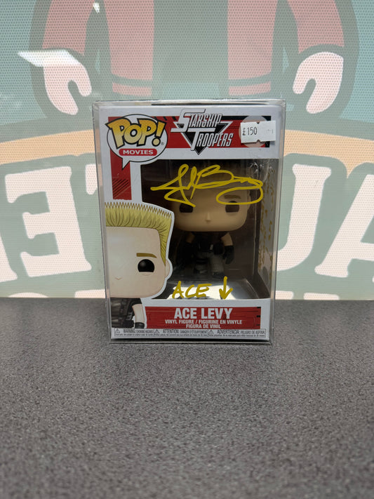 Jake Busey Signed Ace Levy Funko Pop! #1049