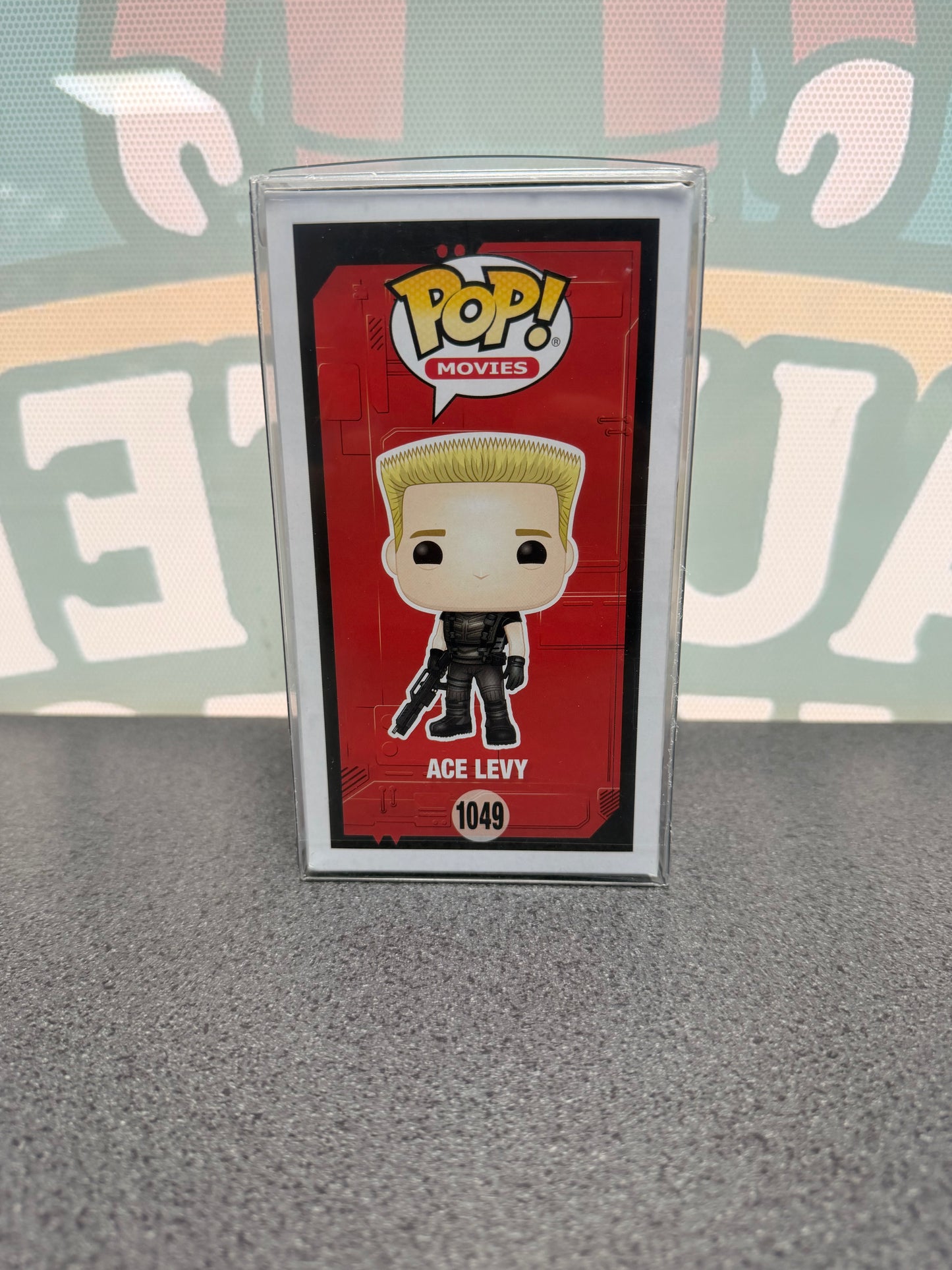 Jake Busey Signed Ace Levy Funko Pop! #1049