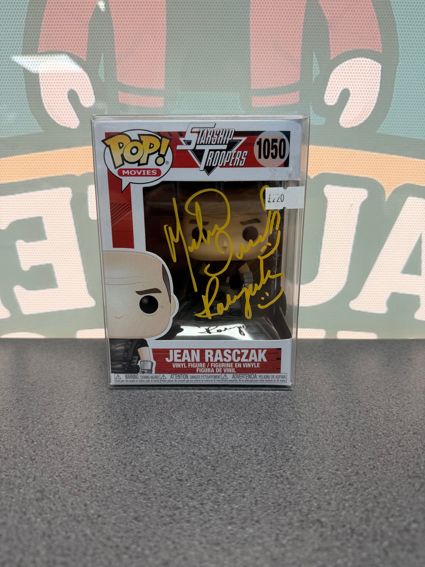 Michael Ironside Signed Jean Rasczak Funko Pop! #1050