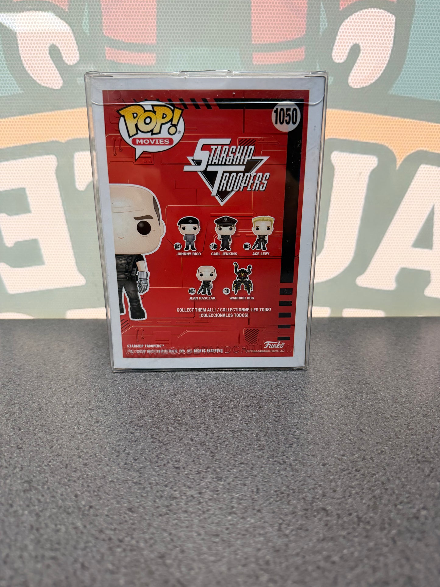 Michael Ironside Signed Jean Rasczak Funko Pop! #1050