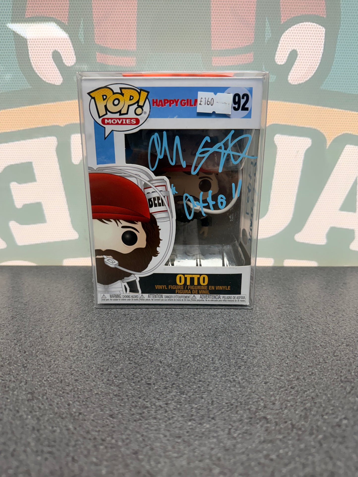 Allen Covert Signed Otto Funko Pop! #892