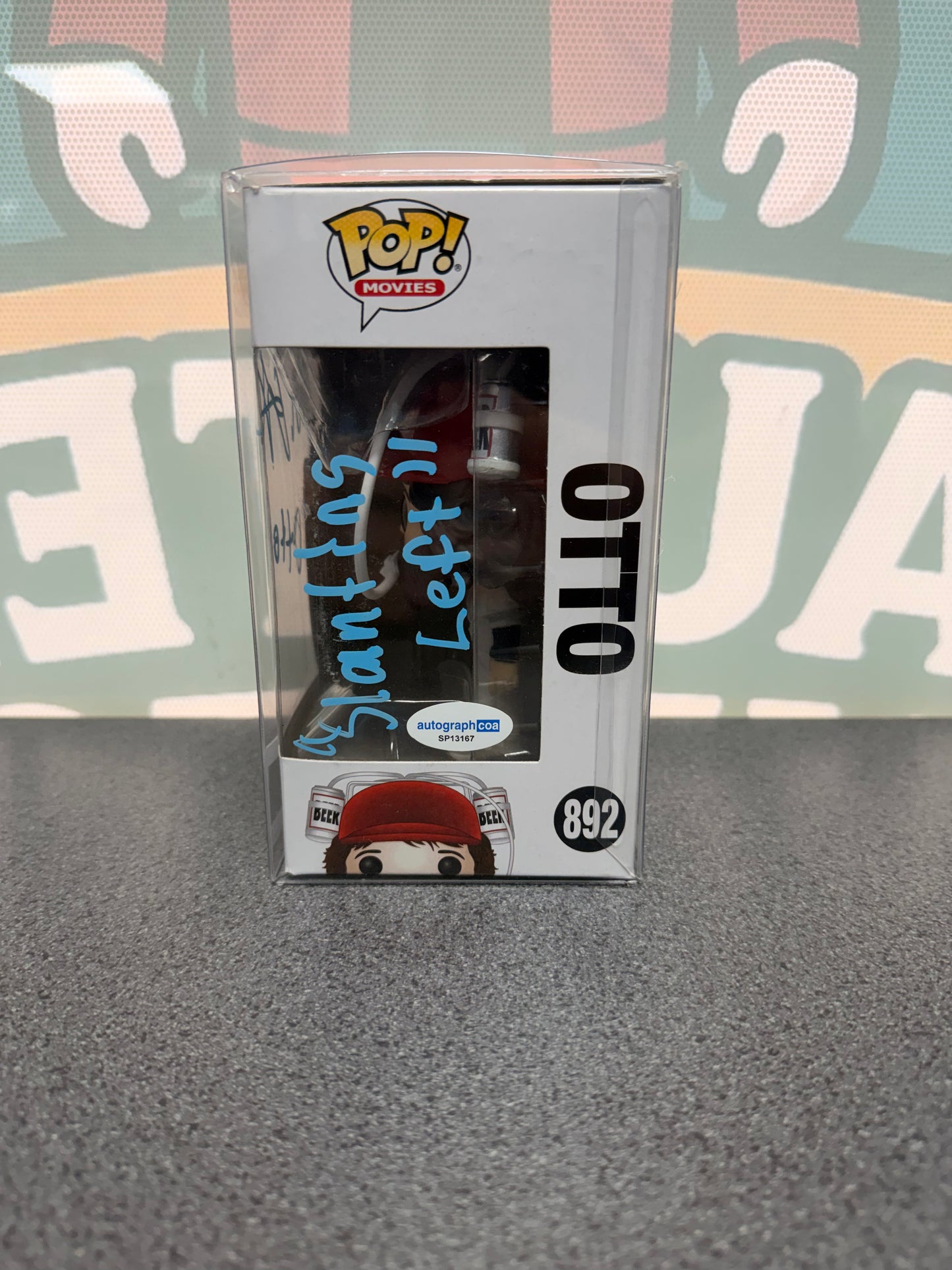 Allen Covert Signed Otto Funko Pop! #892