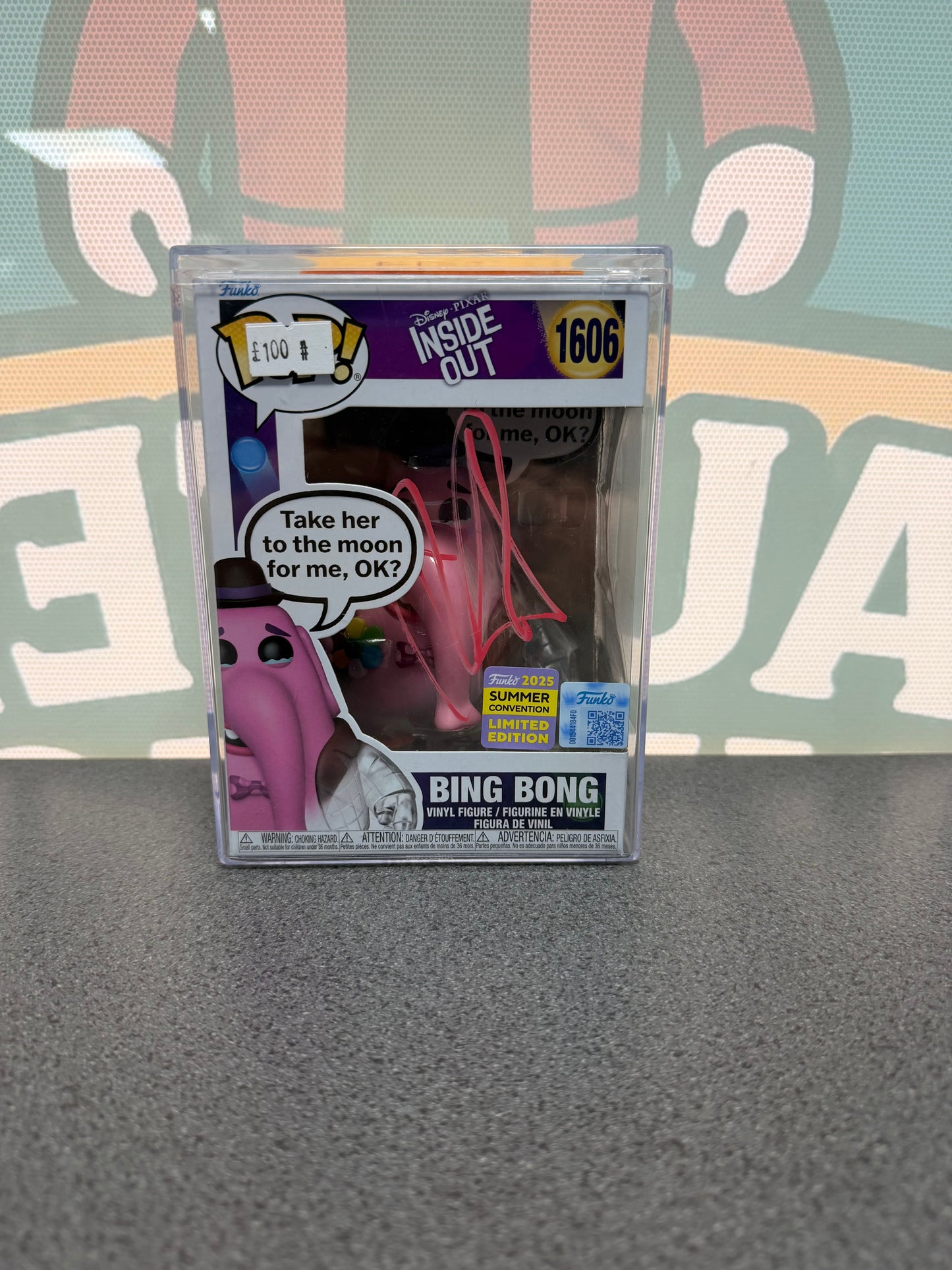 Richard Kind Signed Bing Bong Funko Pop! #1606