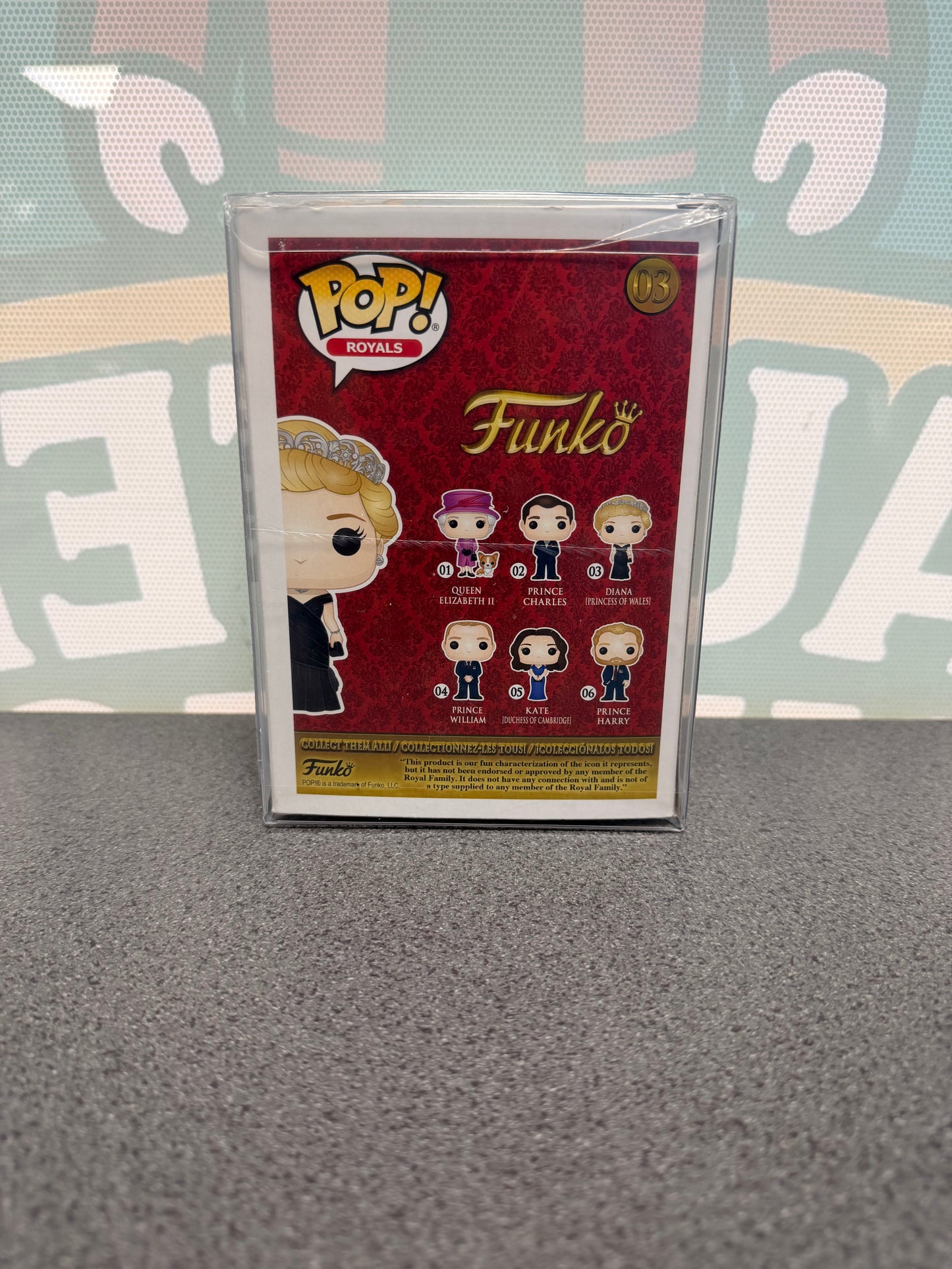Naomi Watts Signed Diana (Princess of Wales) Funko Pop! #03
