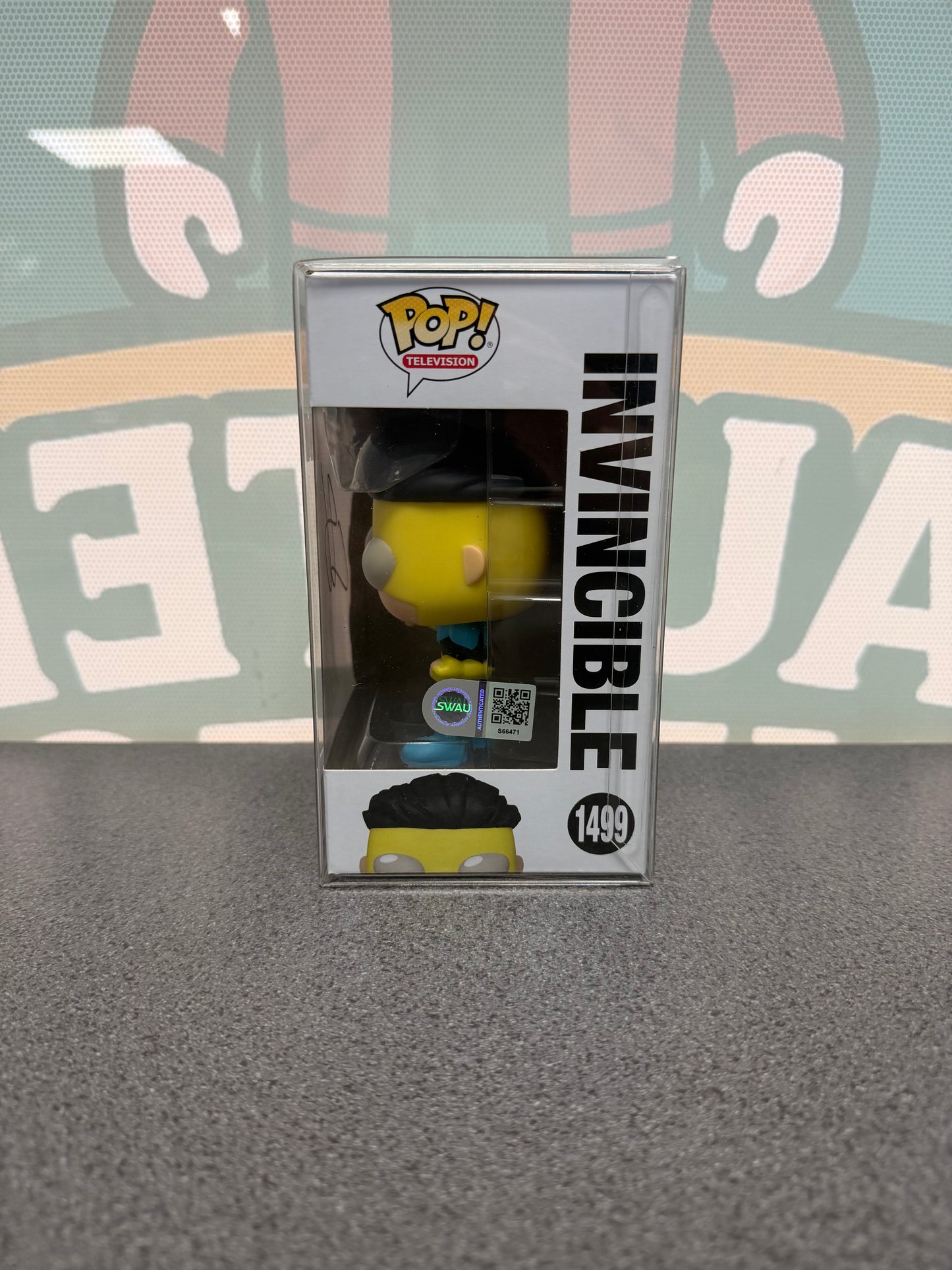 Steven Yeun Signed Invincible Funko Pop! #1499