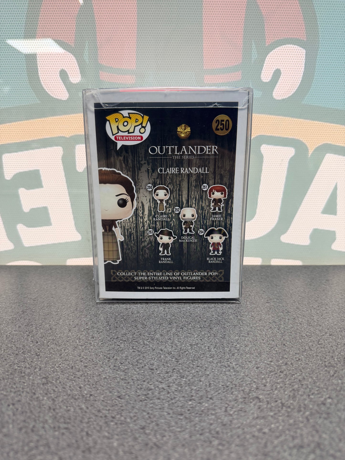 Caitriona Balfe Signed Claire Randall Funko Pop! #250