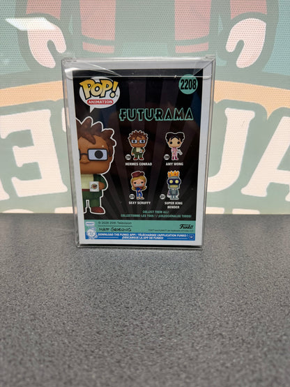 Phil LaMarr Signed Hermes Conrad Funko Pop! #2208 – Quote