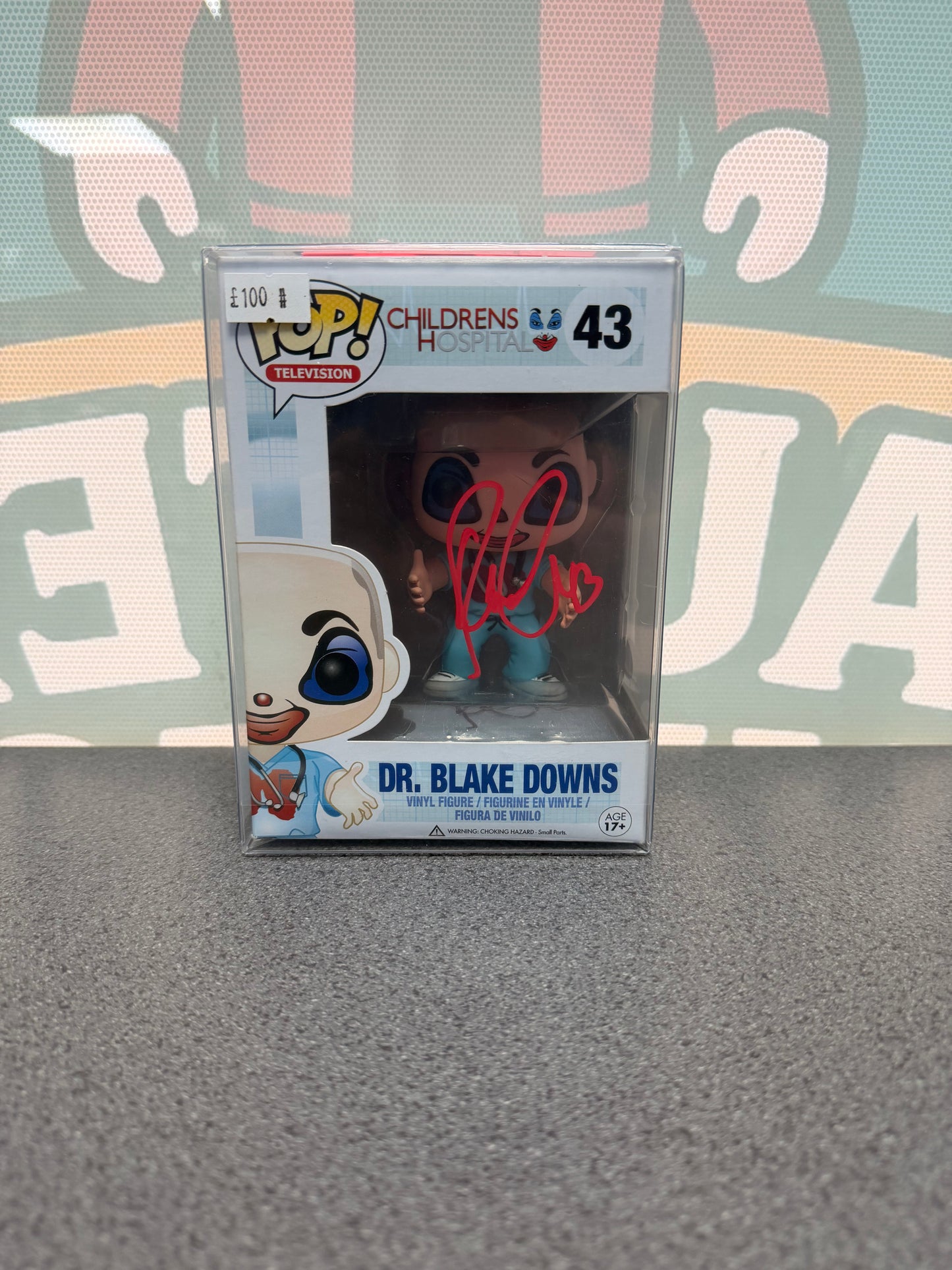 Rob Corddry Signed Dr. Blake Downs Funko Pop! #43