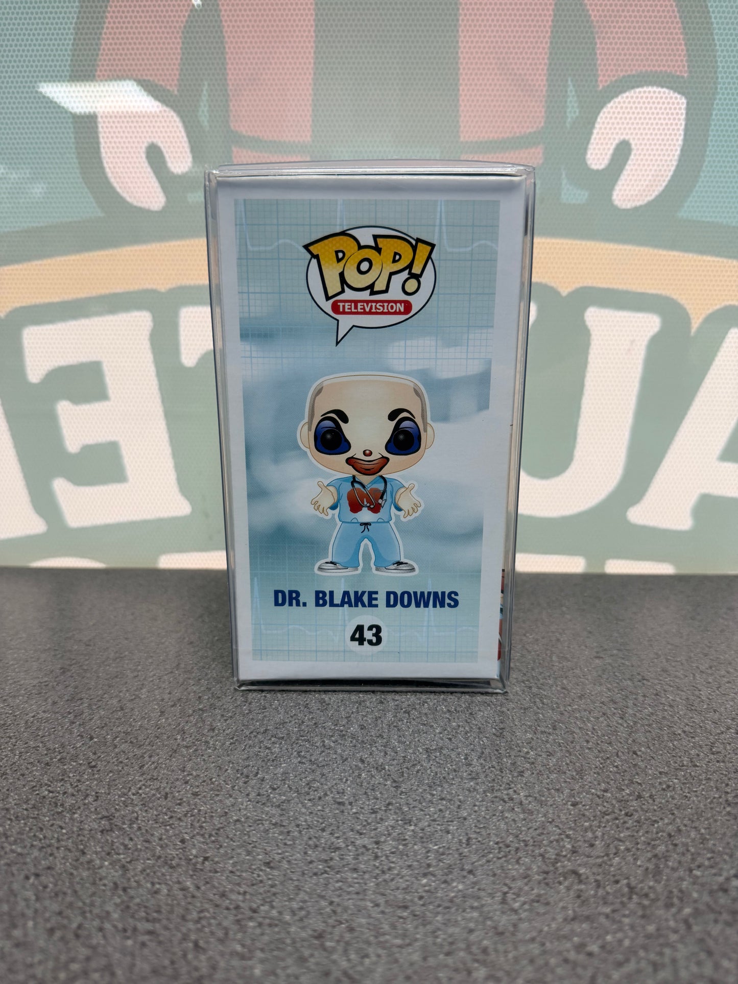 Rob Corddry Signed Dr. Blake Downs Funko Pop! #43
