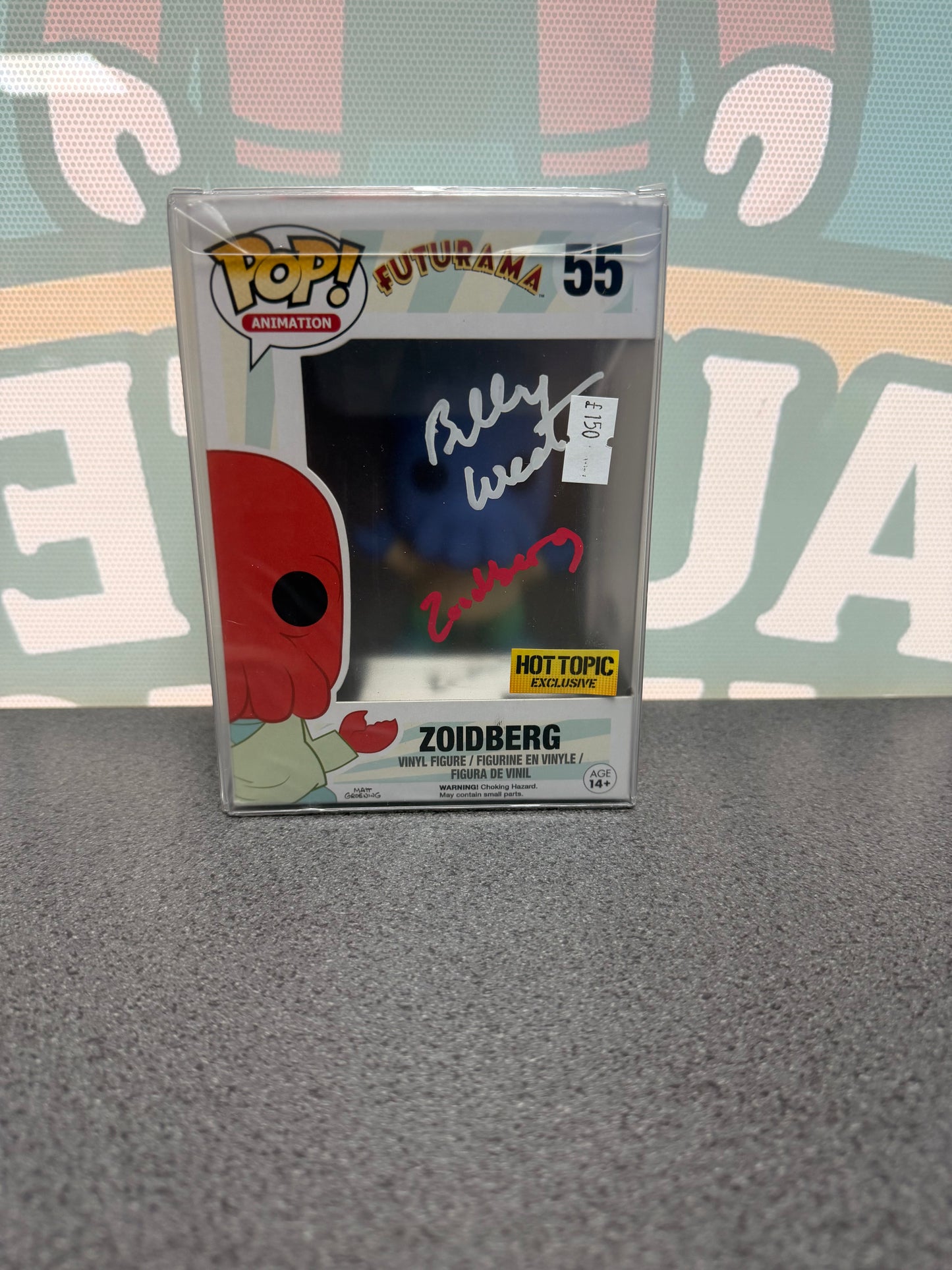 Billy West Signed Zoidberg Funko Pop! #55
