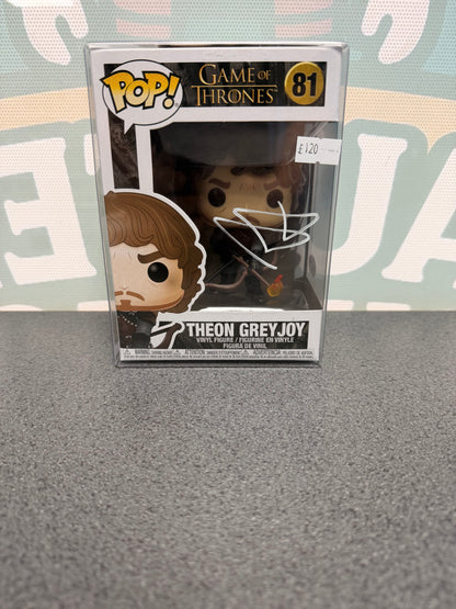 Alfie Allen Signed Theon Greyjoy Funko Pop! #81