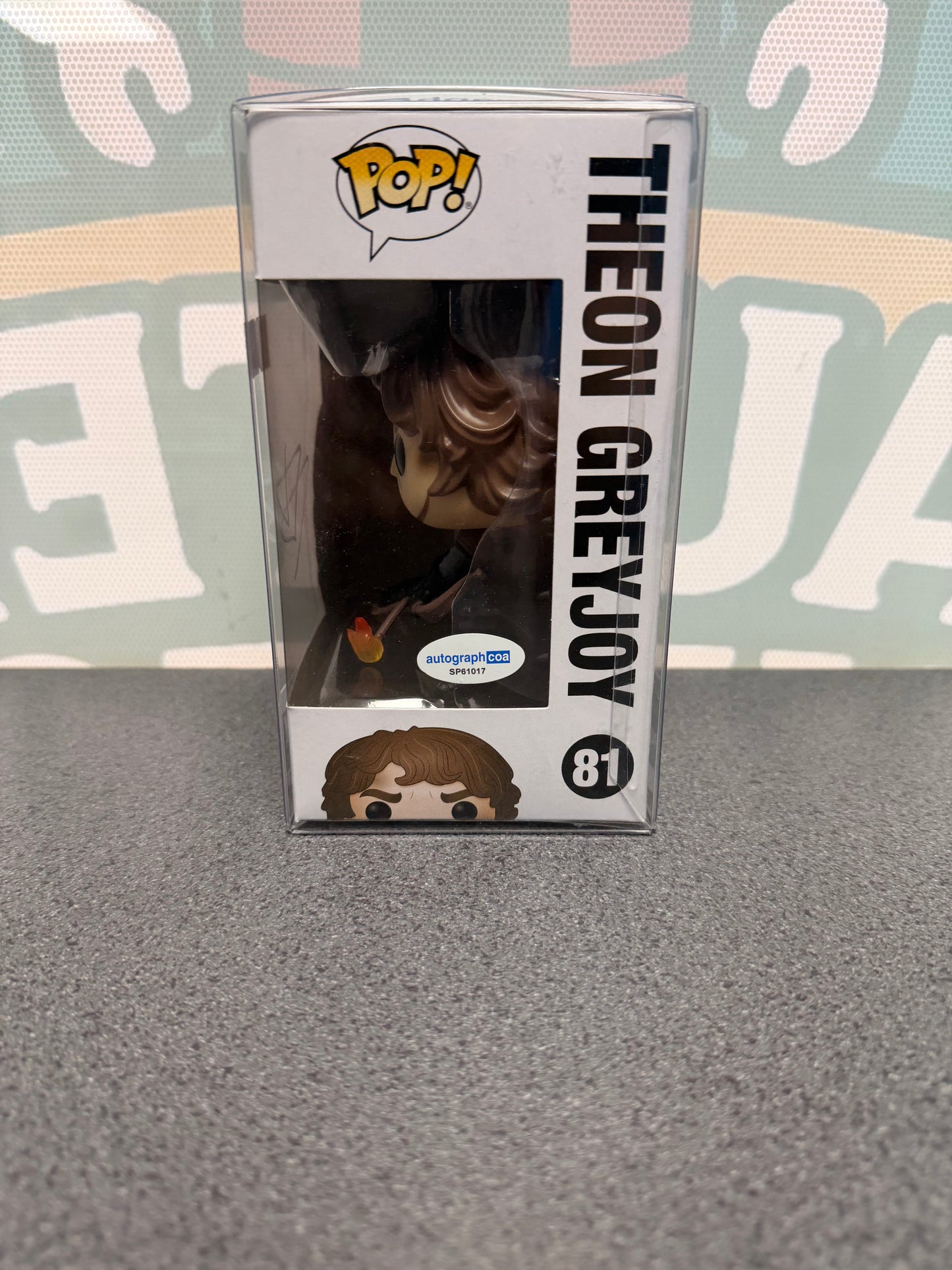 Alfie Allen Signed Theon Greyjoy Funko Pop! #81