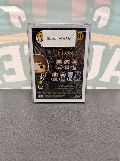 Alfie Allen Signed Theon Greyjoy Funko Pop! #81