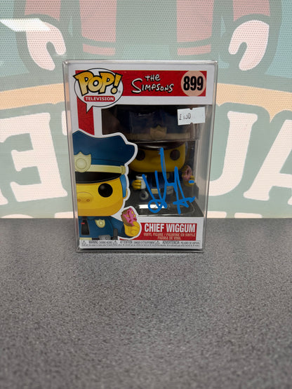 Hank Azaria Signed Chief Wiggum Funko Pop! #899 – The Simpsons