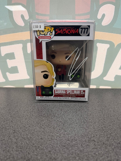 Kiernan Shipka Signed Sabrina Spellman and Salem Funko Pop! #777