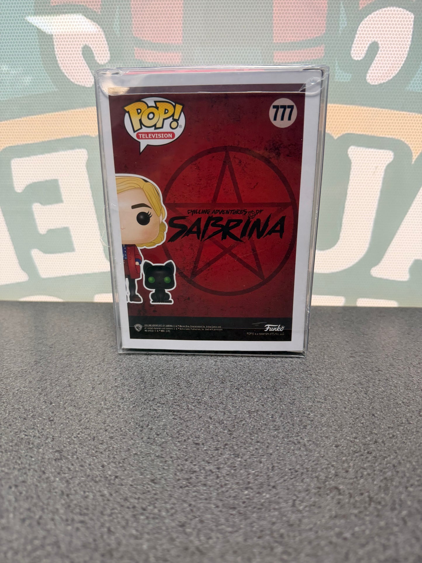 Kiernan Shipka Signed Sabrina Spellman and Salem Funko Pop! #777