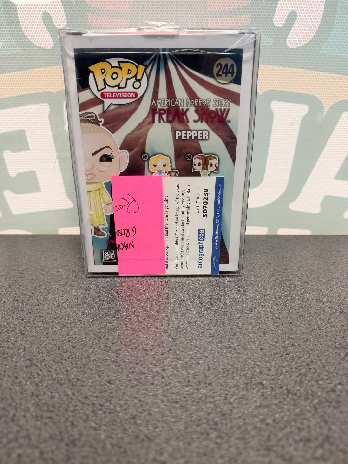 Naomi Grossman Signed Pepper Funko Pop! #244