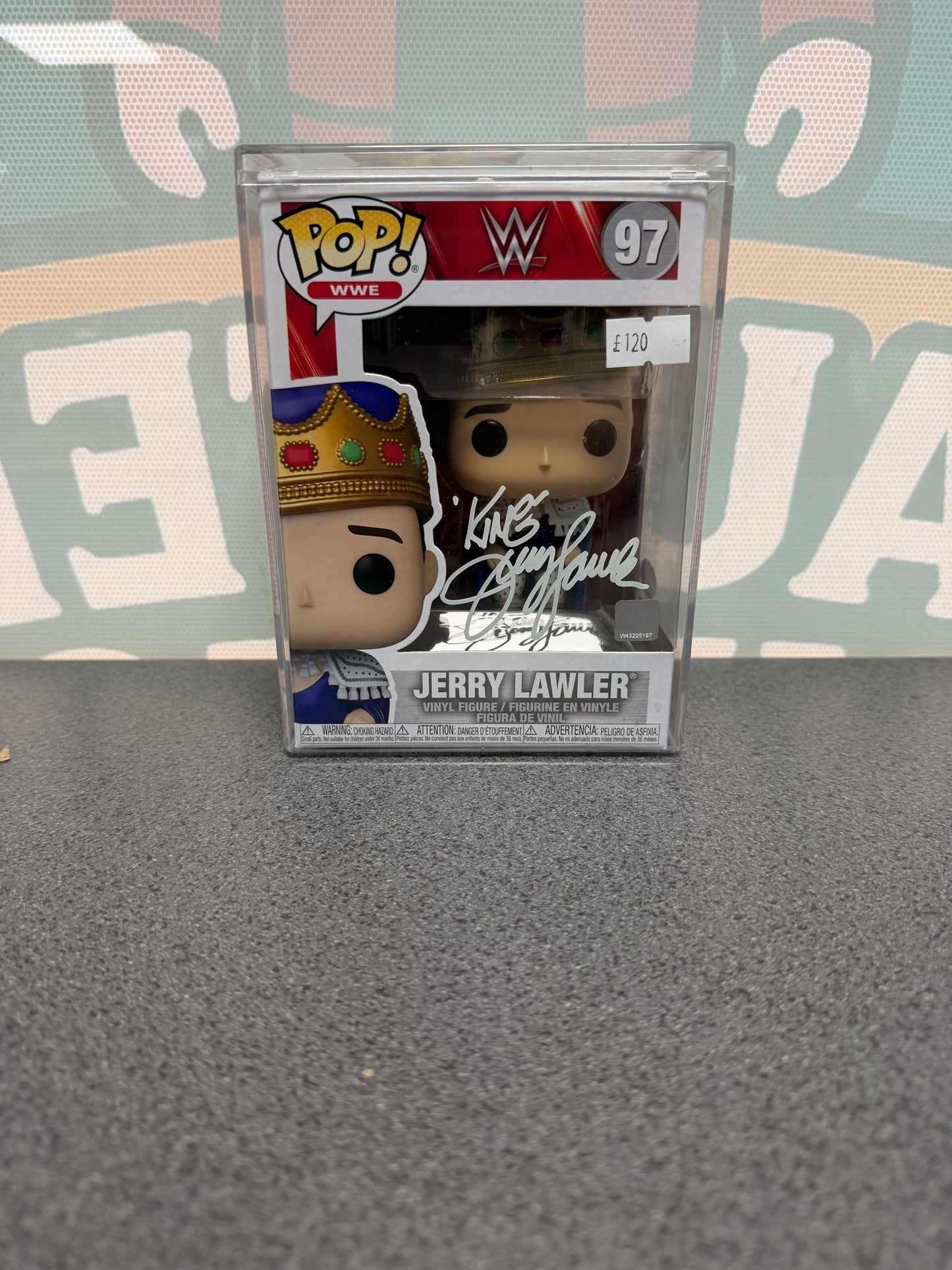 Jerry “The King” Lawler Signed Funko Pop! #97