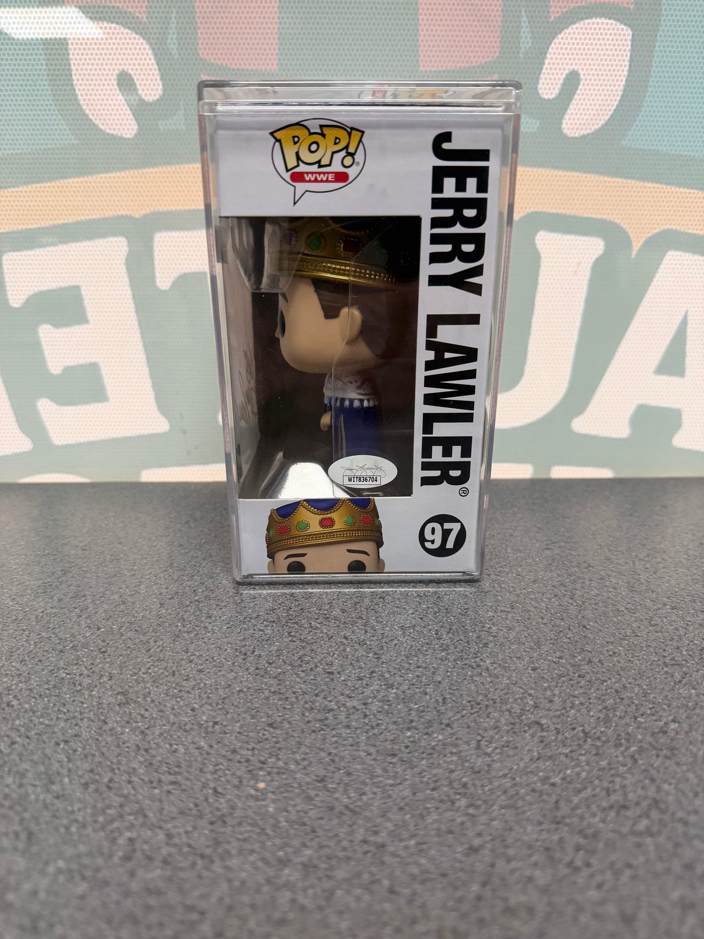 Jerry “The King” Lawler Signed Funko Pop! #97