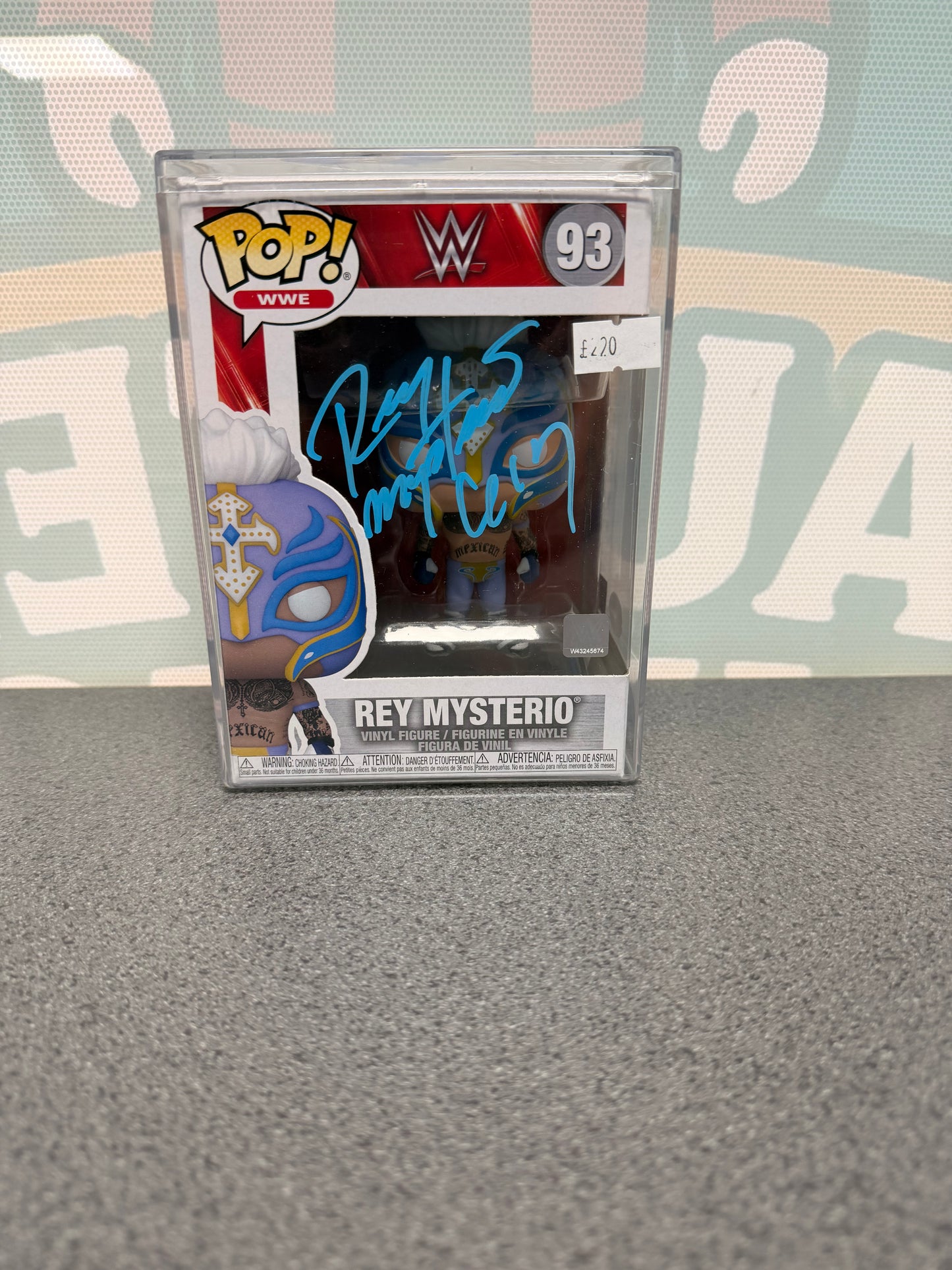 Rey Mysterio Signed Funko Pop! #93