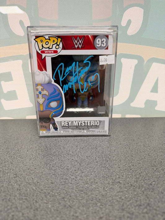 Rey Mysterio Signed Funko Pop! #93