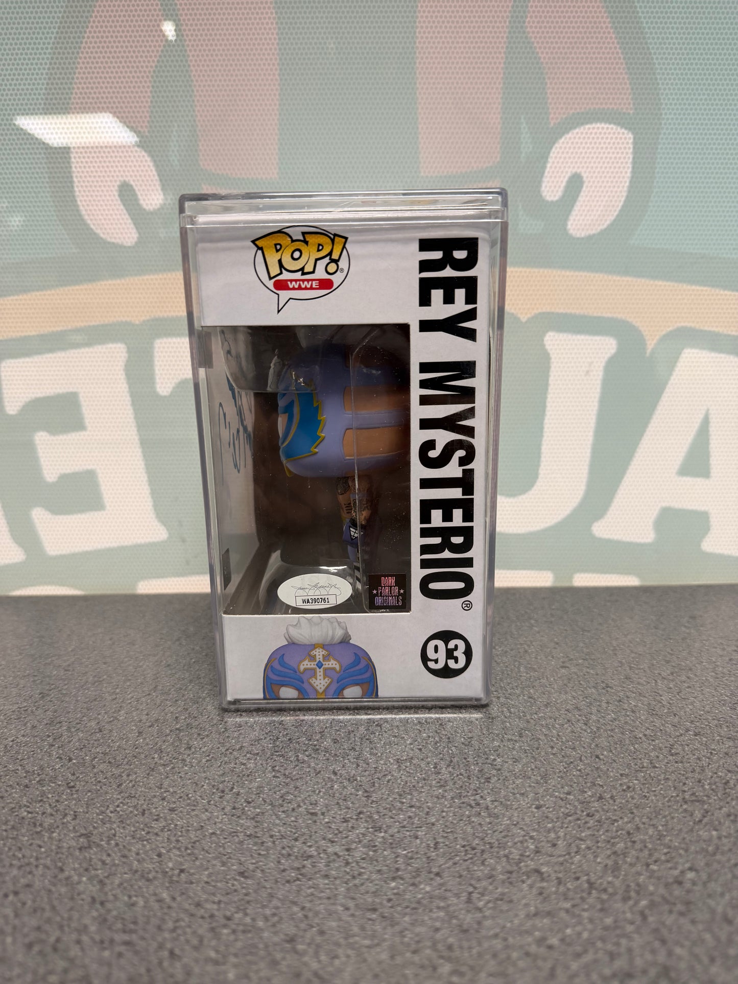 Rey Mysterio Signed Funko Pop! #93