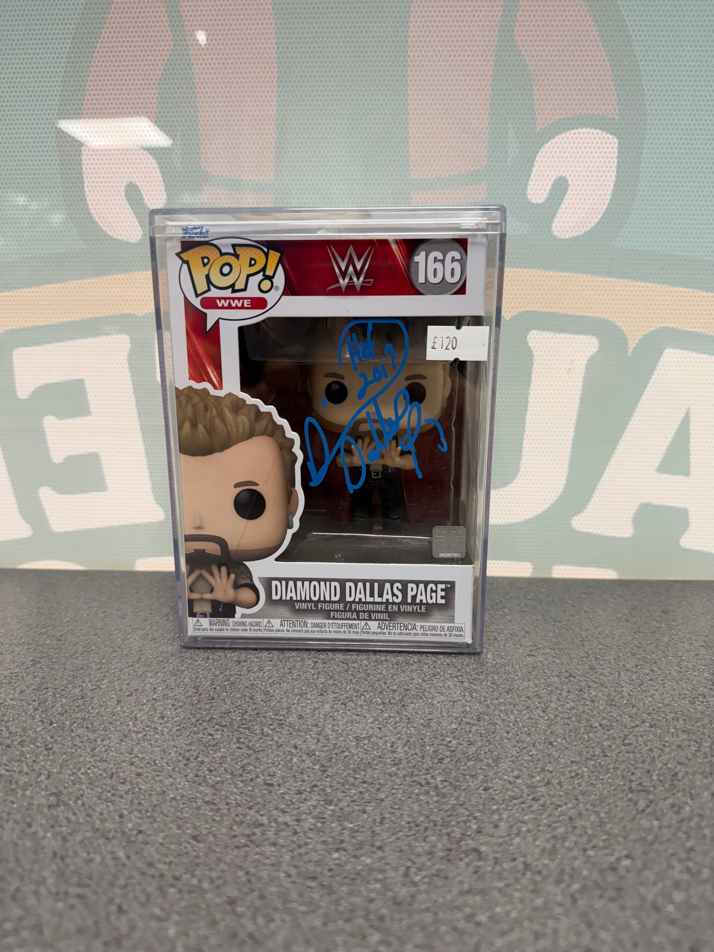 Diamond Dallas Page Signed Funko Pop! #166