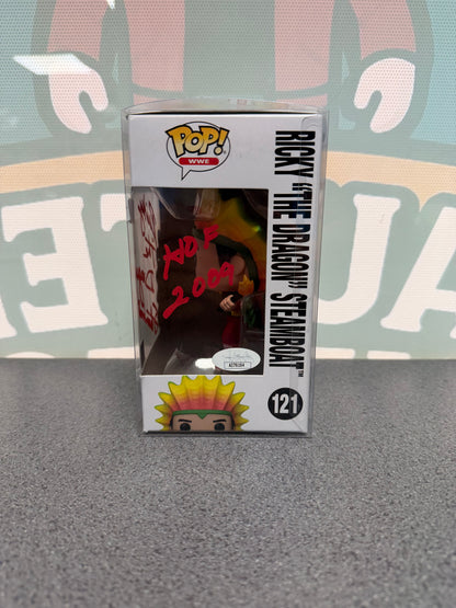 Ricky “The Dragon” Steamboat Signed Funko Pop! #121