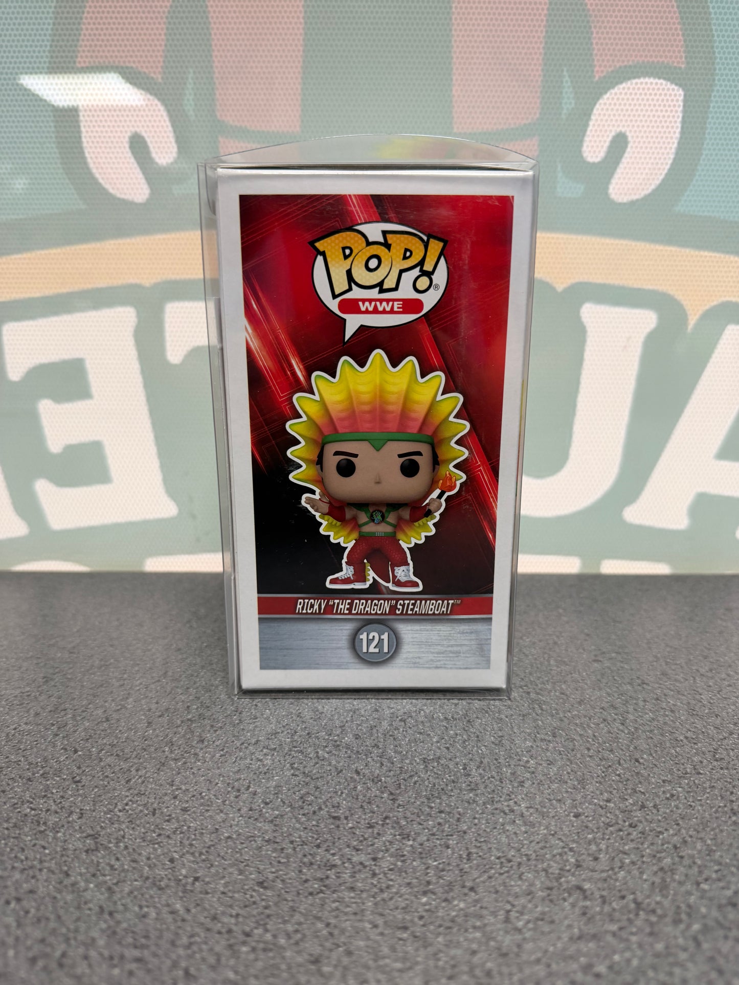 Ricky “The Dragon” Steamboat Signed Funko Pop! #121