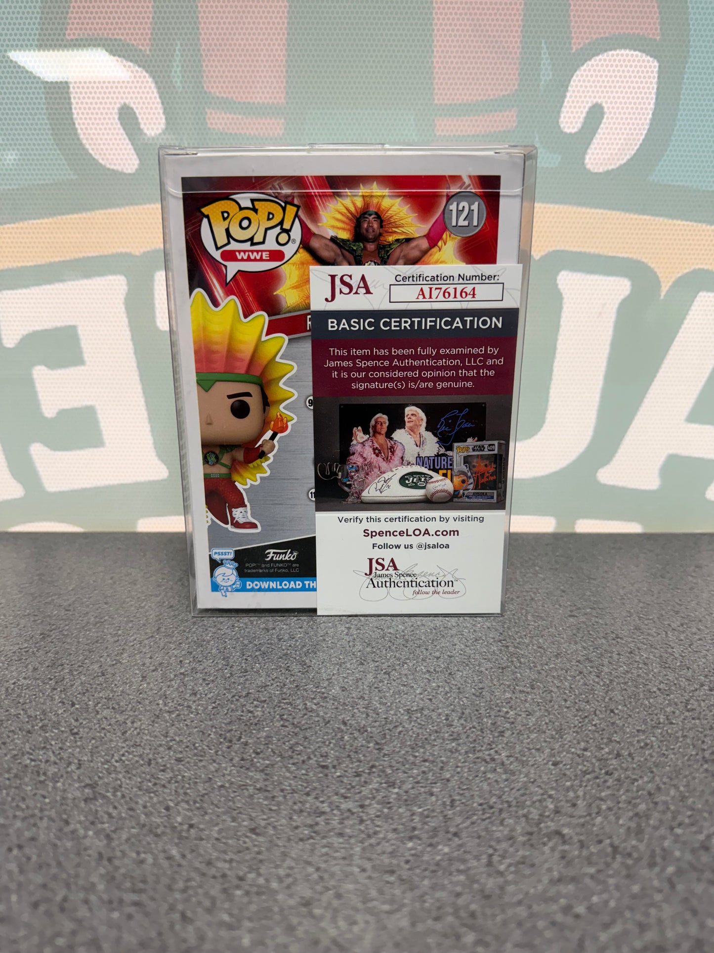 Ricky “The Dragon” Steamboat Signed Funko Pop! #121