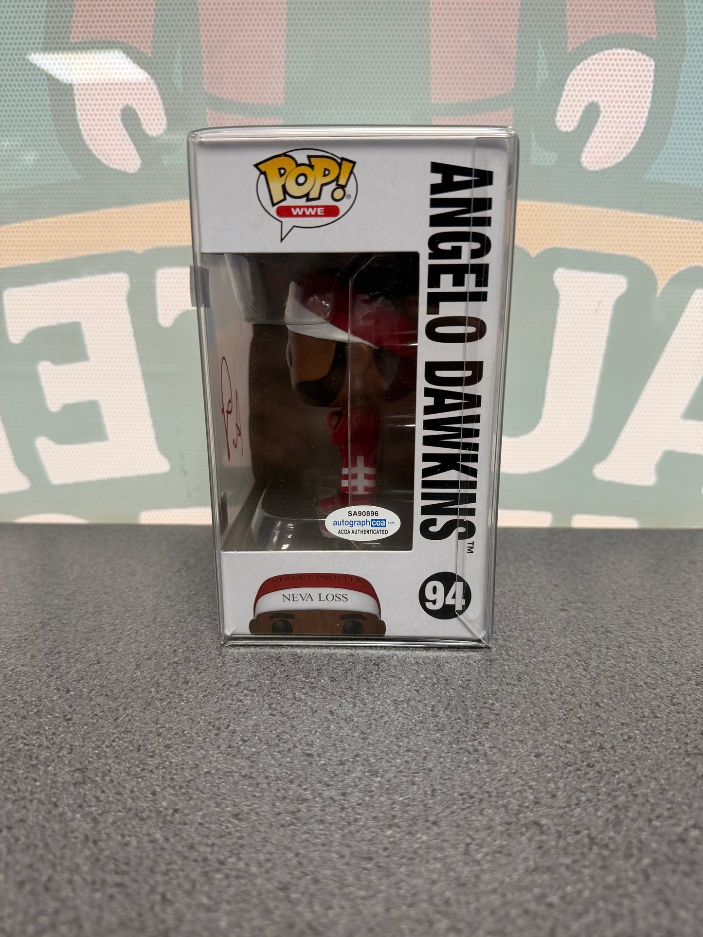 Angelo Dawkins Signed Funko Pop! #94 – WWE