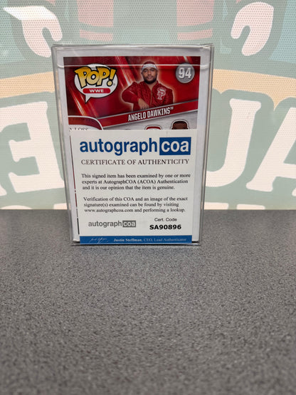 Angelo Dawkins Signed Funko Pop! #94 – WWE