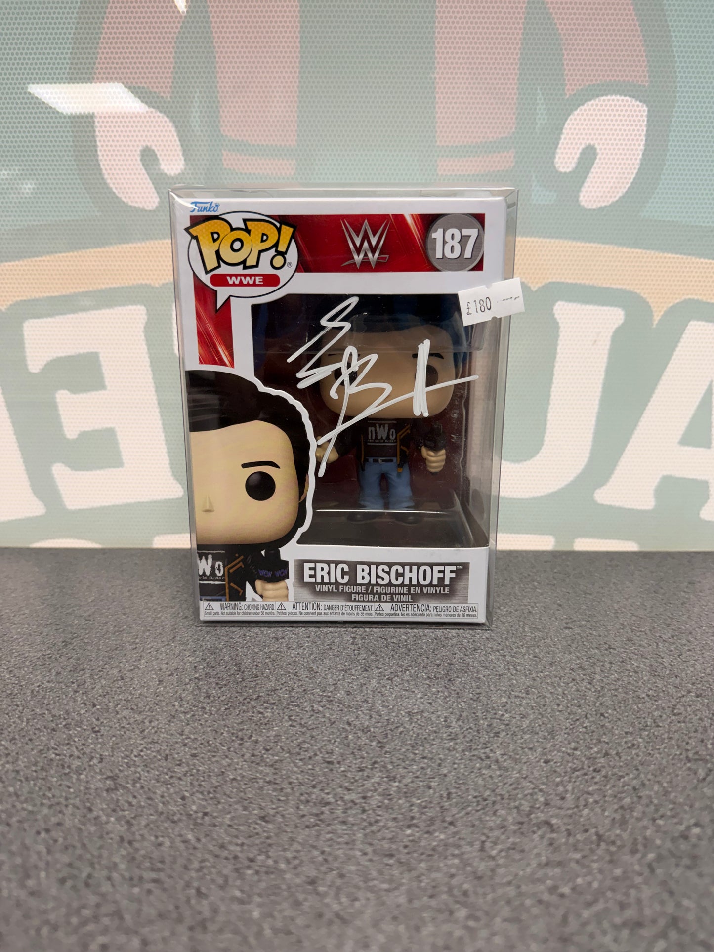Eric Bischoff Signed Funko Pop! #187 – WWE