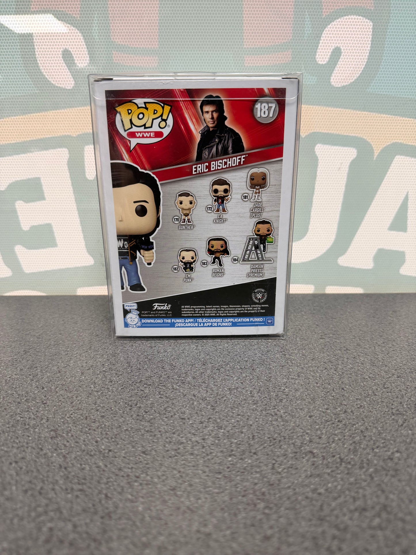 Eric Bischoff Signed Funko Pop! #187 – WWE