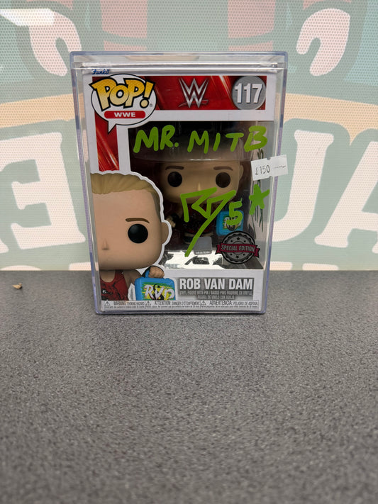 Rob Van Dam Signed Funko Pop! #117 – WWE