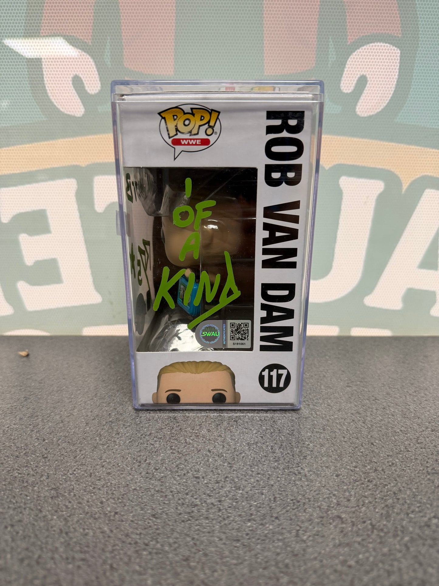 Rob Van Dam Signed Funko Pop! #117 – WWE