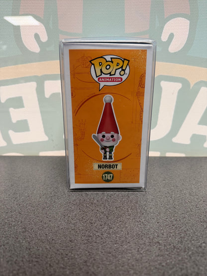Nick Park Signed Norbot Funko Pop! #1747 – White Signature – ACOA