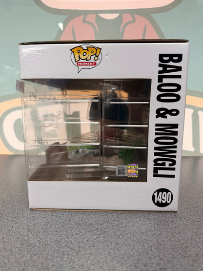 Bruce Reitherman Signed Baloo & Mowgli Funko Pop! Moment #1490 – With Quote