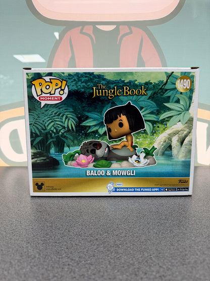 Bruce Reitherman Signed Baloo & Mowgli Funko Pop! Moment #1490 – With Quote
