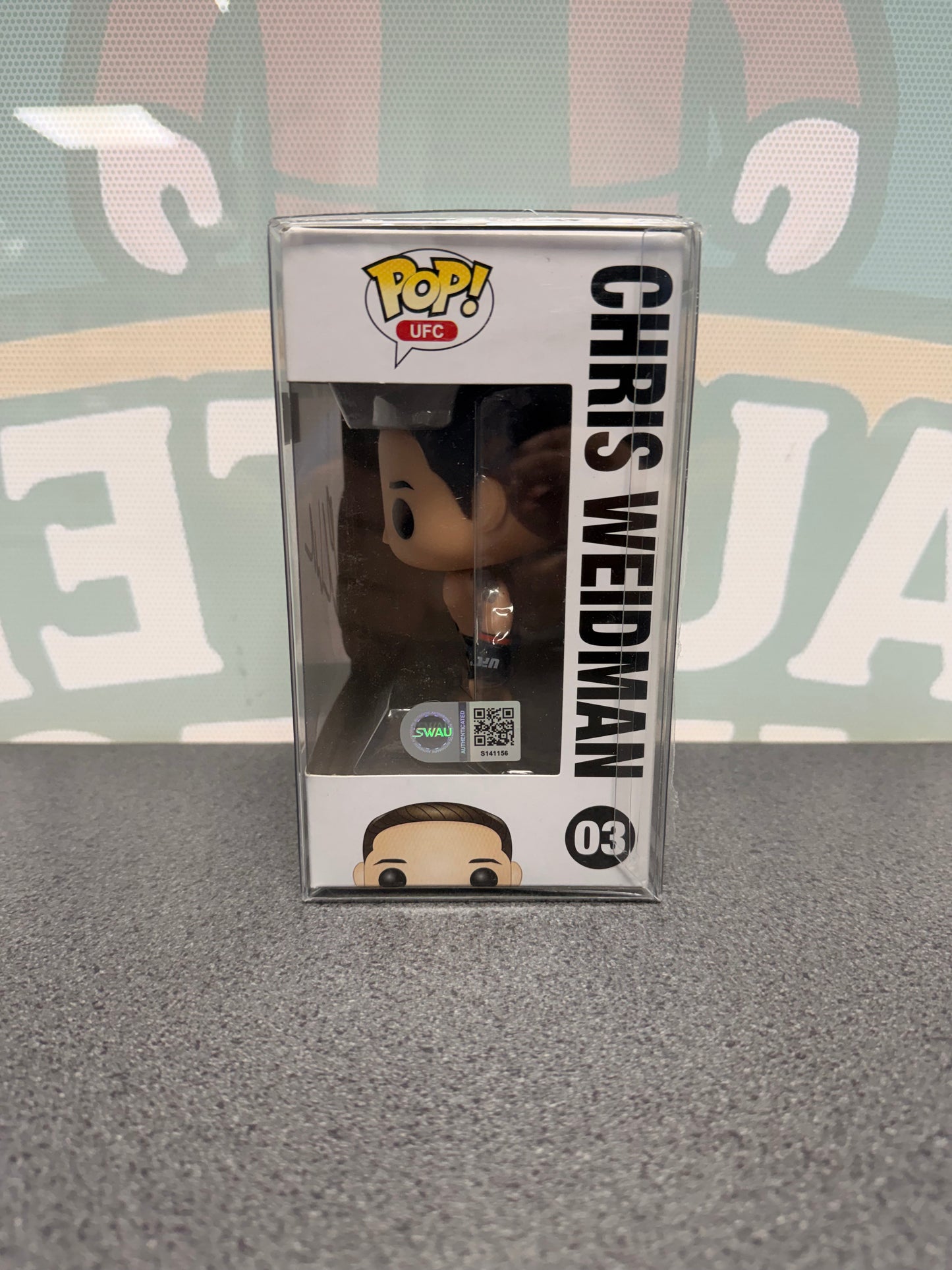 Chris Weidman Signed Funko Pop! #03 – UFC – SWAU Authenticated
