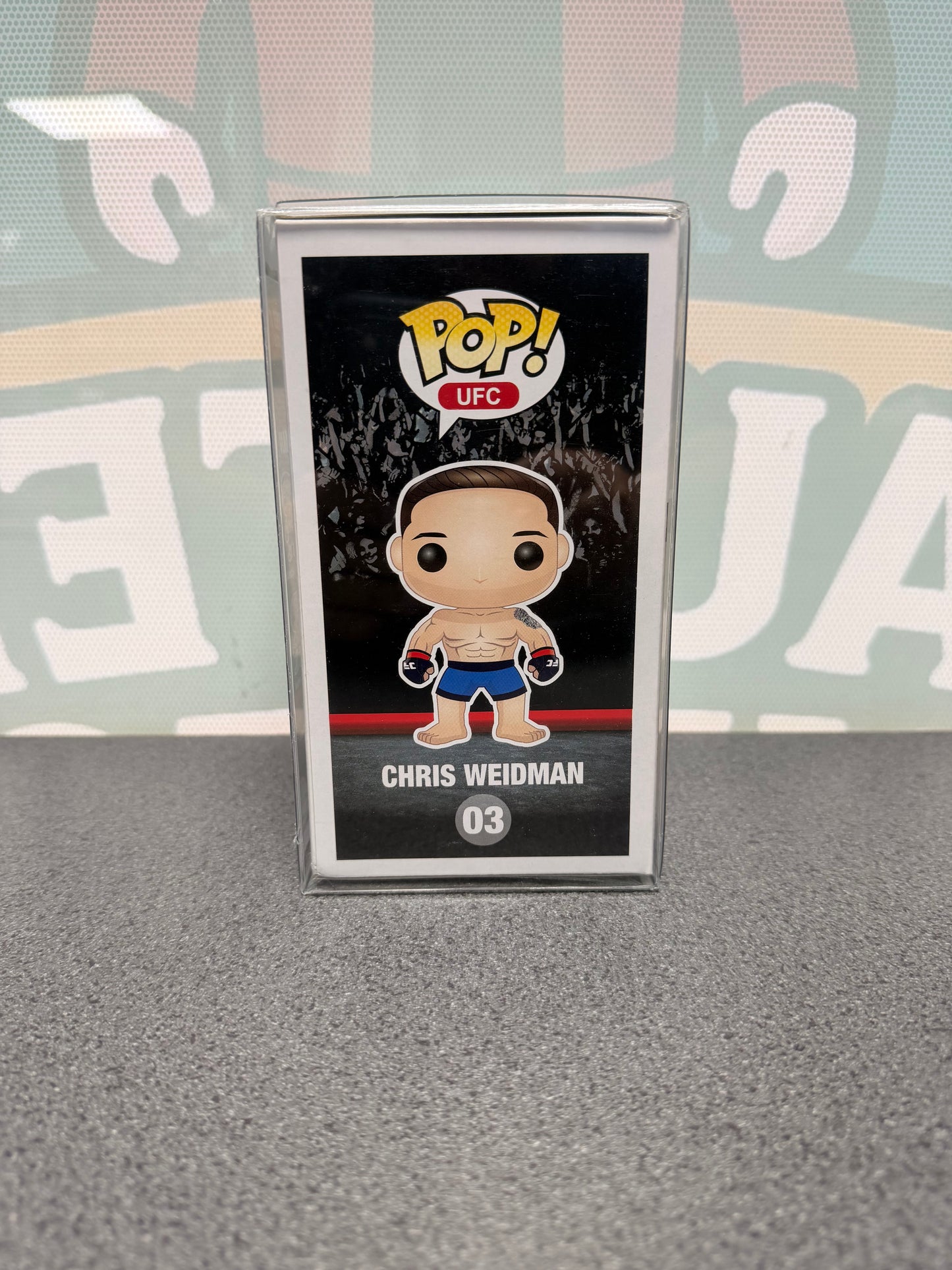 Chris Weidman Signed Funko Pop! #03 – UFC – SWAU Authenticated