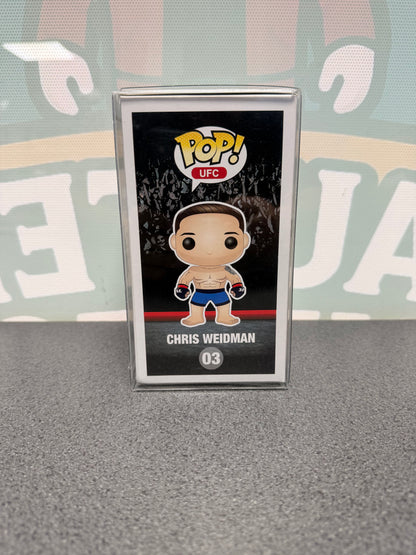 Chris Weidman Signed Funko Pop! #03 – UFC – SWAU Authenticated
