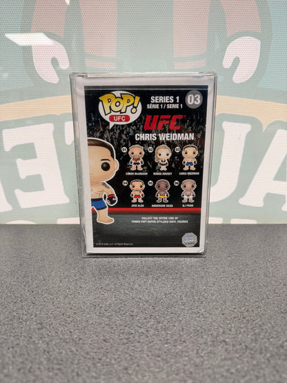 Chris Weidman Signed Funko Pop! #03 – UFC – SWAU Authenticated