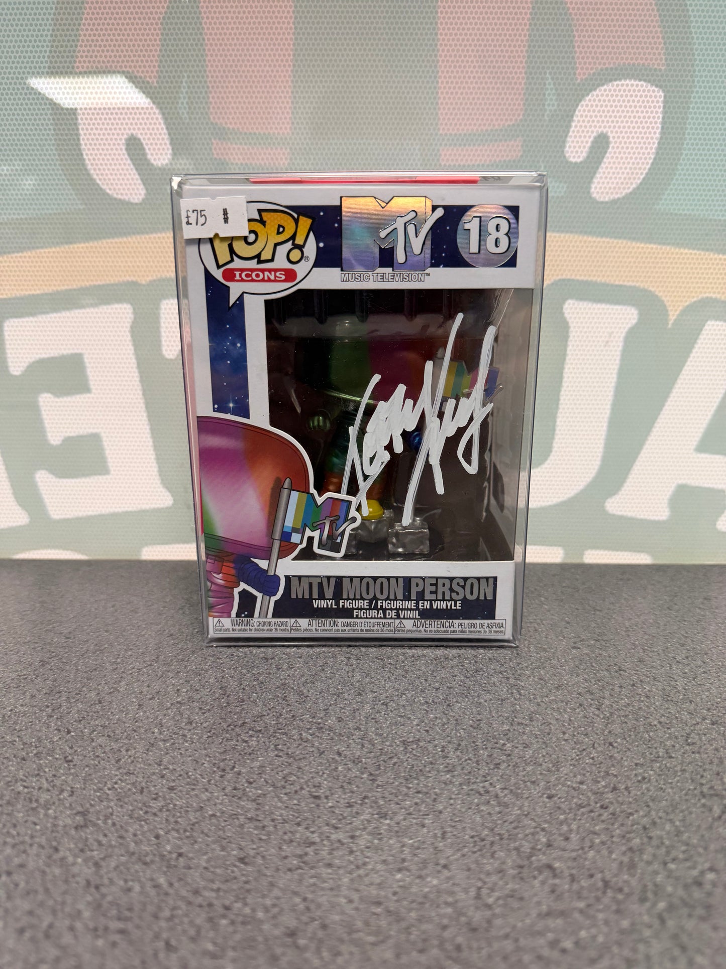 Kerry King Signed MTV Moon Person Funko Pop! #18 – SWAU Authenticated