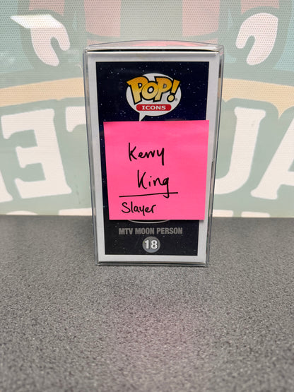 Kerry King Signed MTV Moon Person Funko Pop! #18 – SWAU Authenticated